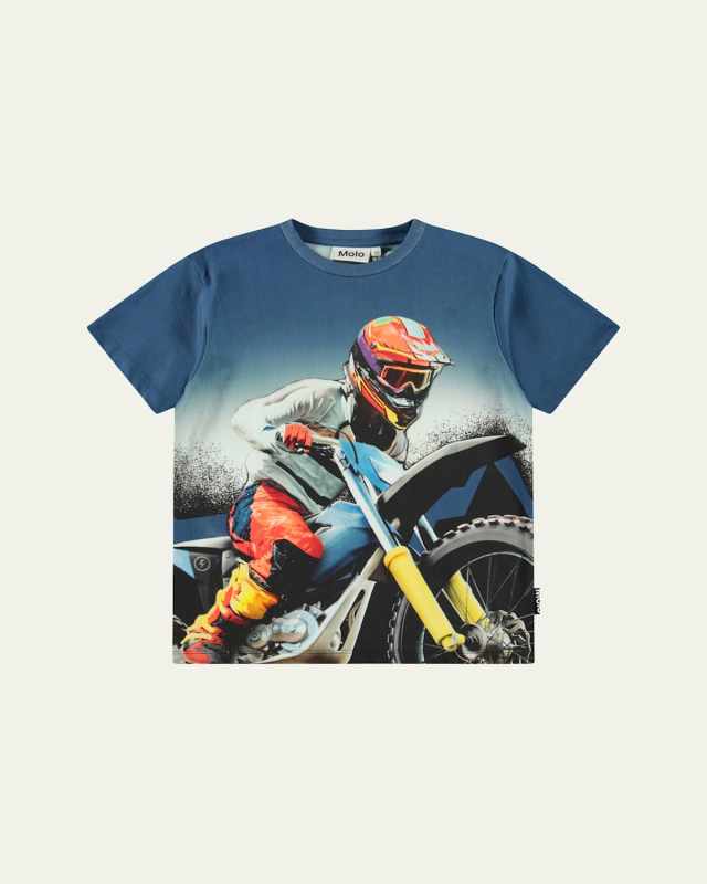 Boy's Riley Motorcycle Graphic T-Shirt, Size 2-7